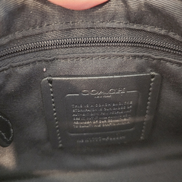 Coach Signature Reversable Black and Brown Crossbody Bag - Picture 12 of 14